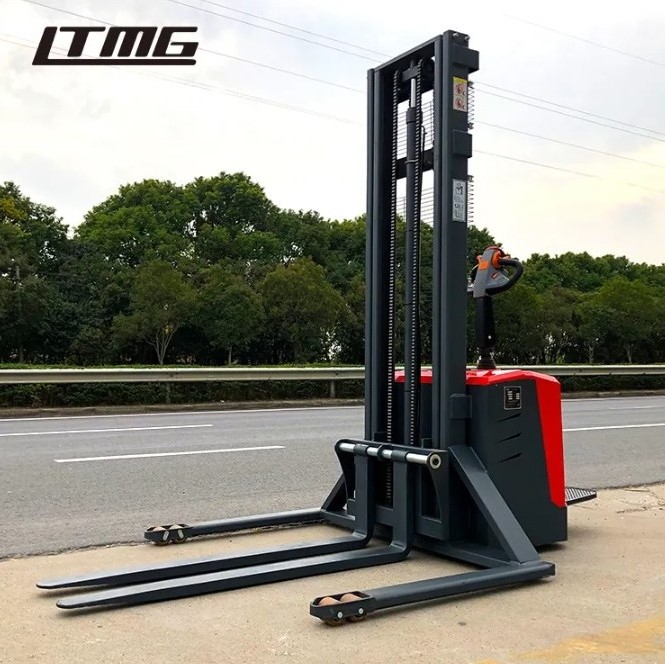 LTMG warehouse 1.5 ton 2ton automatic electric stacker walkie electric stacker with pallet stacker electric 3.5m