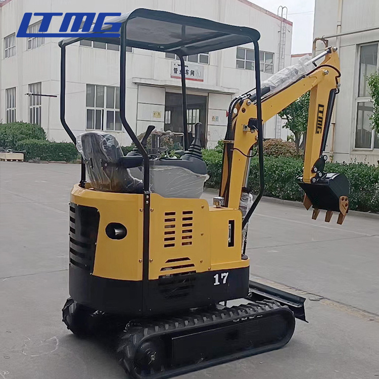 China Electric excavator battery mini 0.8ton micro digger bagger small towable backhoe