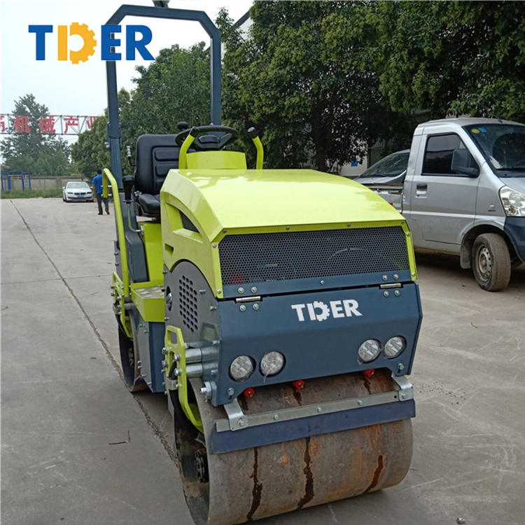 hot sale hand held mini road roller compactor double drum road roller