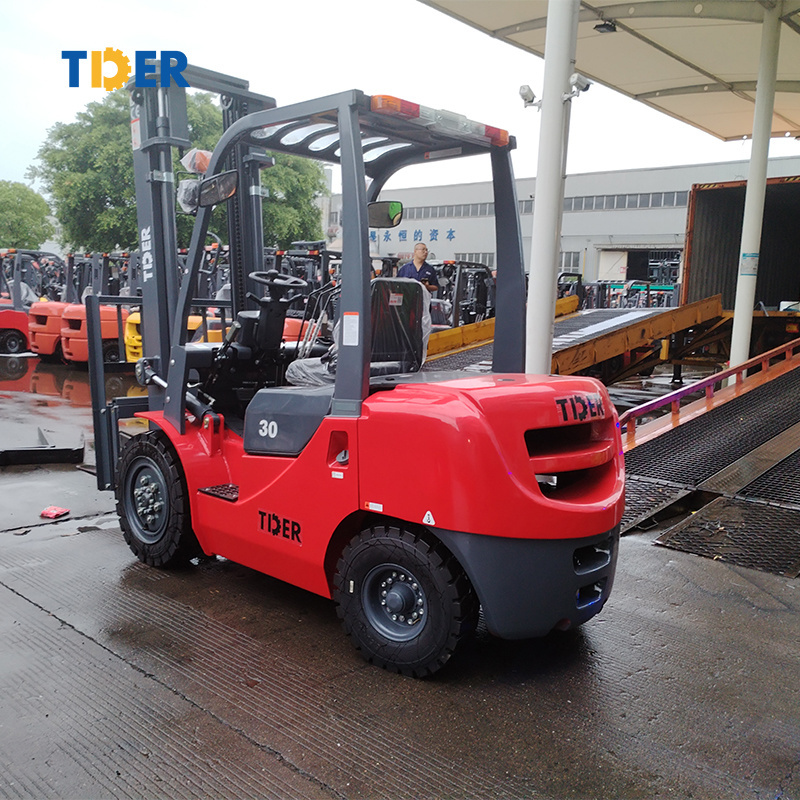 TDER forklifts 1.5 tons 3 5 4.5 5 ton 4.5ton 4.5t diesel forklift truck cpc30 with air conditioning forklifts 4.5ton