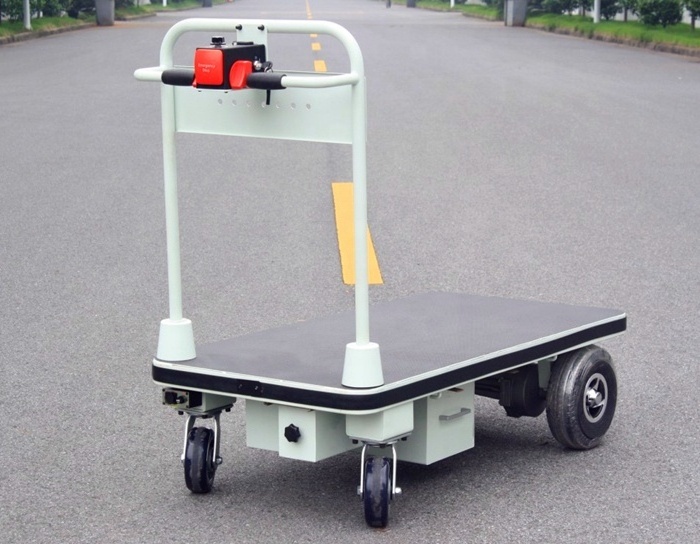 Electric Motor Power Platform Cart Material handling Electric platform Cart electric small garden cart