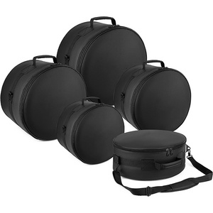 Drum Cases Set for Standard Kits, Thick Padding & Rugged PU Leather Drum Case for 10" 12" 14"16" 22"Tom