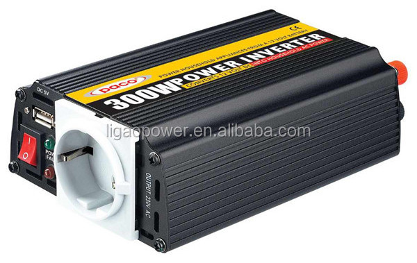 12V 220V Micro Control Power Inverter USB Converter 300W portable Car Use inverter with CE