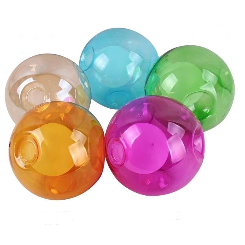 Hand blown circular borosilicate glass lamp covers glass shade