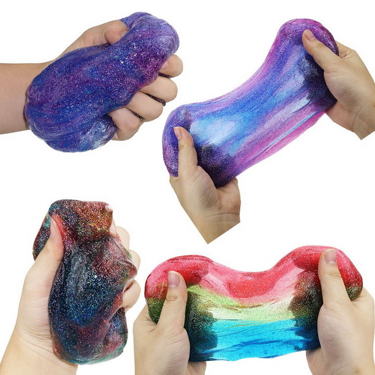 Kids Decompression Puzzle Toy set Self-made Materials DIY Glue Slime Set