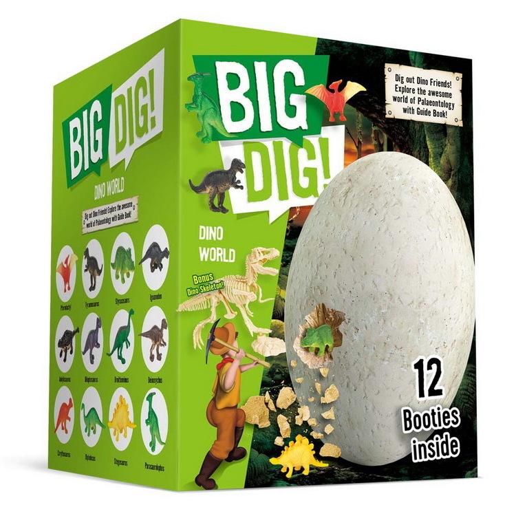 Puzzle Model Fossil Dinosaur Egg Excavation Archaeological Toy