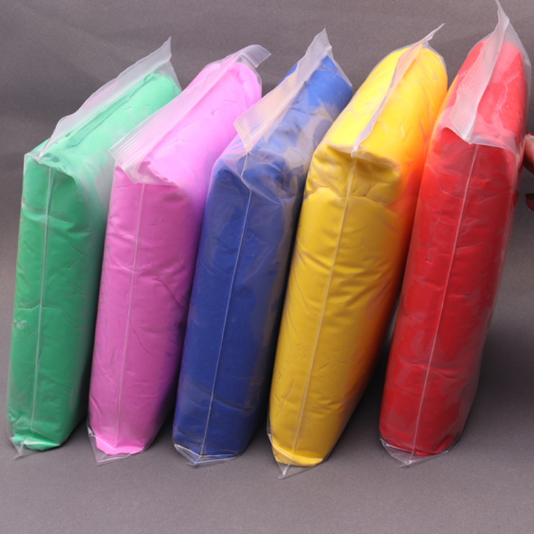 500g Big Packing China Factory Wholesale Colorful Air Dry Clay