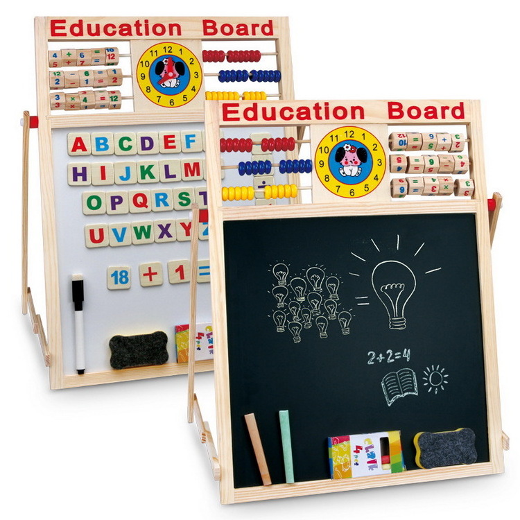 Magnetic Drawing Board Writing Wooden Graffiti Children's Learning Toy