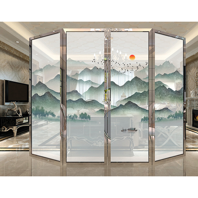 Wholesale Custom Pictures Patterns Printed On Tempered Glass Digital Printing Decorative Toughened Safety Glass