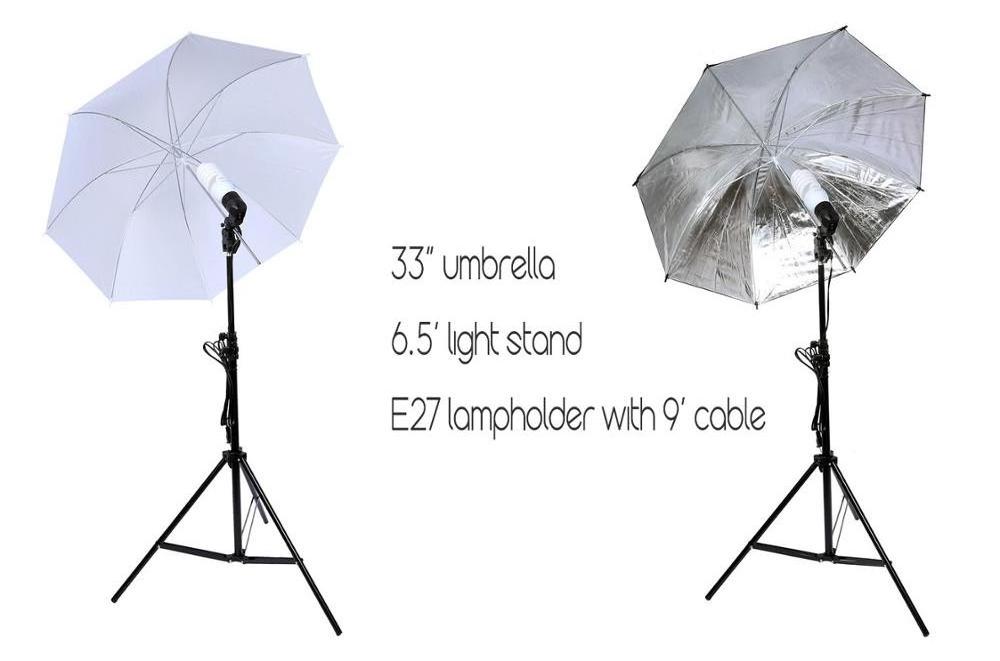 Photographic Softbox Backdrop Light Stand Soft light Umbrella/Reflector Photo Video Full Studio Background Lighting Stand Kit