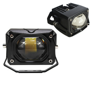 12v~80v U9plus square truck offroad spotlight 60W led light for motorcycle headlights