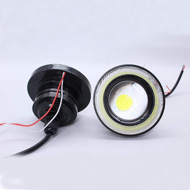 Super Lamp 2.5inch 3inch 3.5inch 10w Led Fog COB Angel Eyes Light For Car and Motorcycle