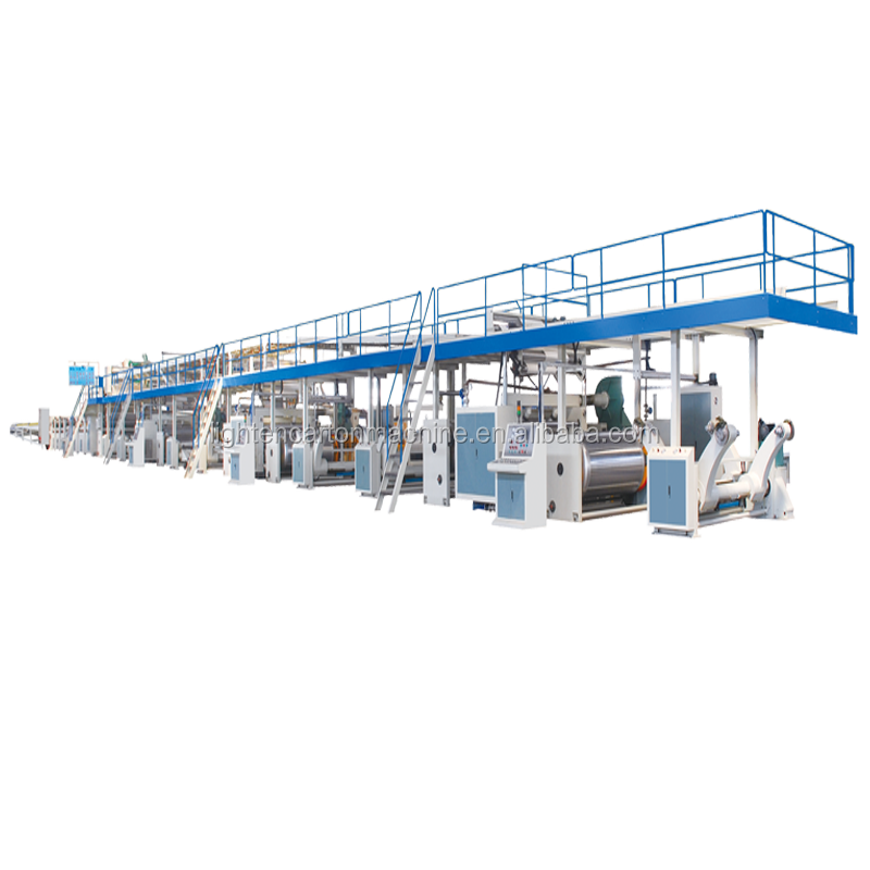 Double wall 3 5 7 layer corrugated box cardboard paperboard carton production line machine carton corrugated box making machine