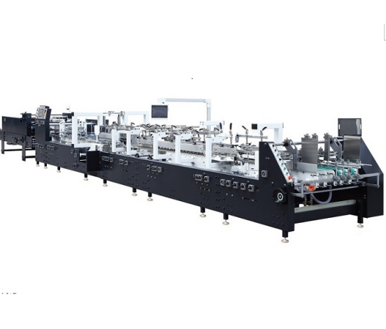 Automatic Folder Gluer Crash Lock Bottom Paper Restaurant Spare Parts Gluing Machine Cold Glue Continuous Automatic 380V