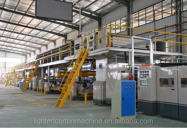 Double wall 3 5 7 layer corrugated box cardboard paperboard carton production line machine carton corrugated box making machine