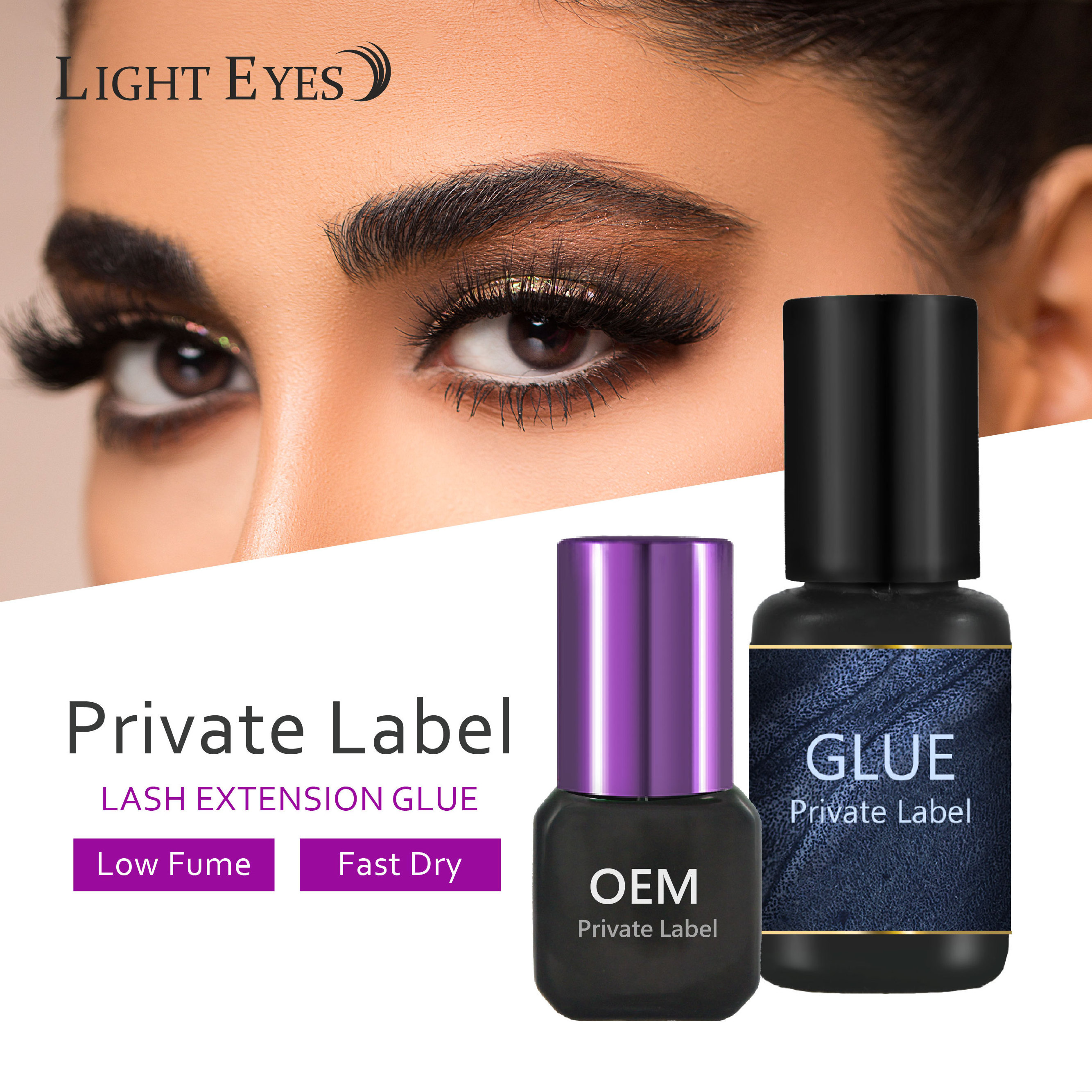 LIGHTEYES Custom Eyelash Adhesive Glue Professional 0.5 s Fast Dry Glue