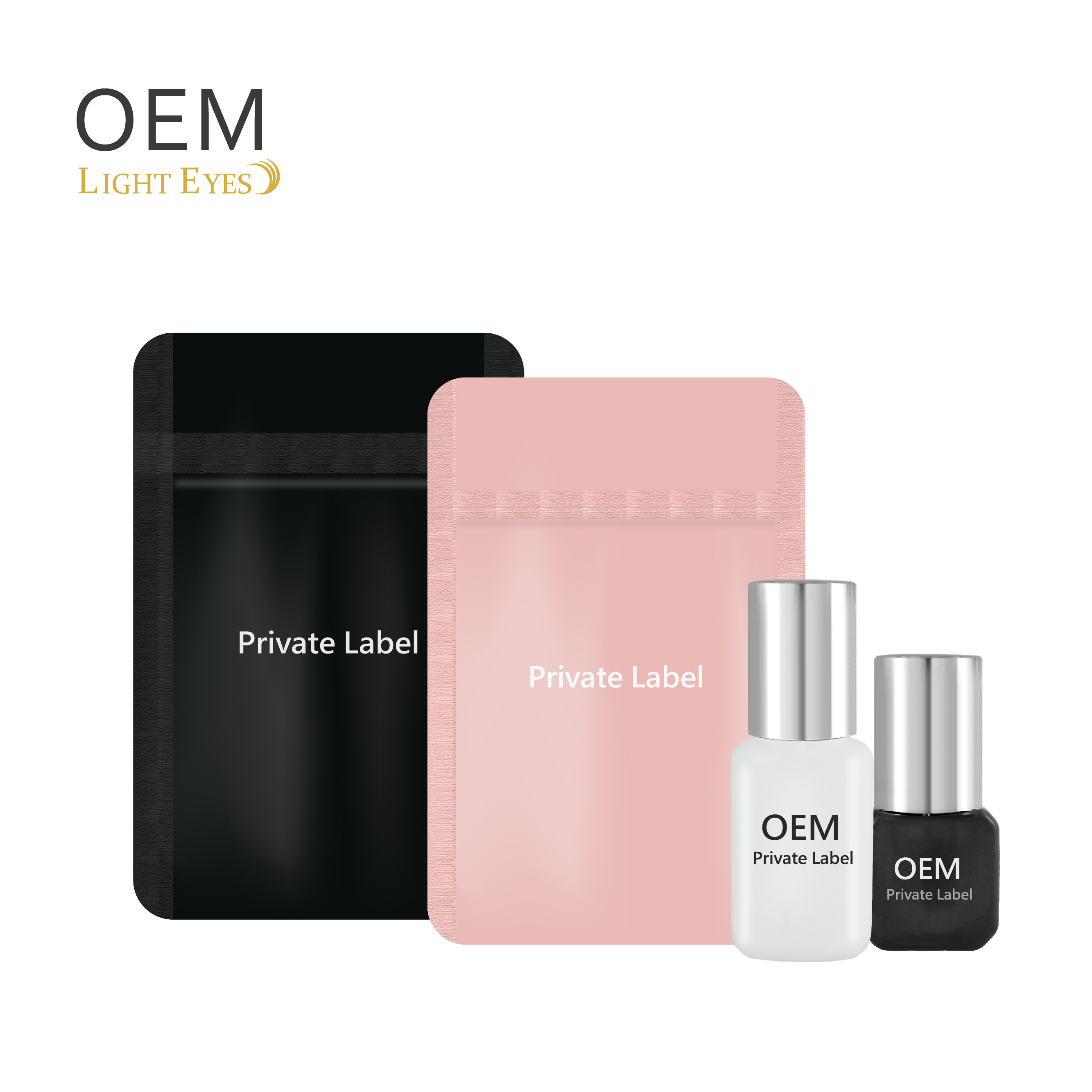 Latex Free OEM Package Eyes Lash Extension Glue Private Label 3ml 5ml 10ml