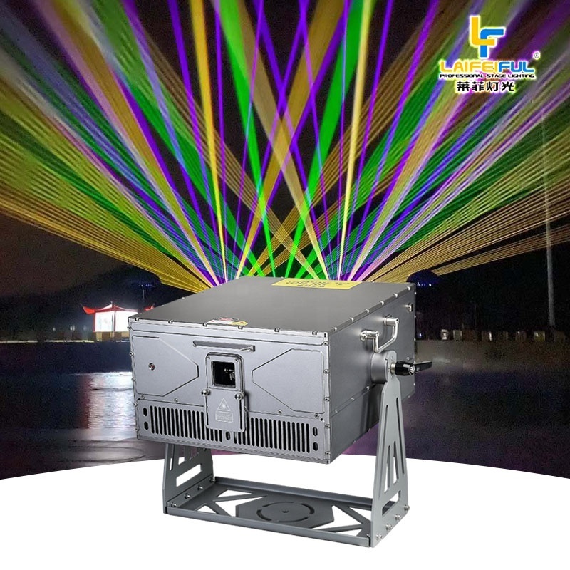 30W Rgb Beam Laser Light 3D Laser Mapping Full Color Laser Projector