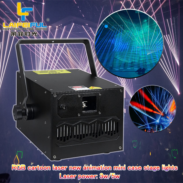 laser light show 5 Watt Rgb Lights 3D Sky Laser Ilda Dmx Card light laser 5000mw nightclub