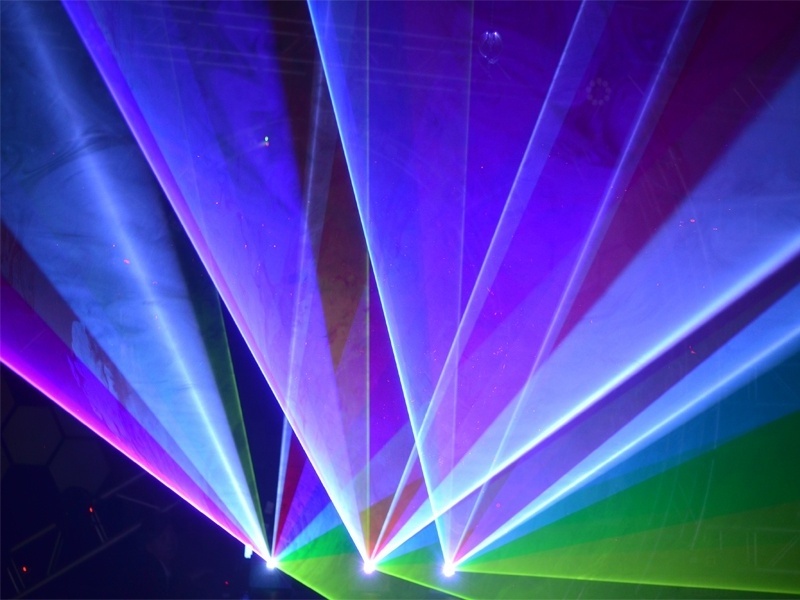 laser light show 5 Watt Rgb Lights 3D Sky Laser Ilda Dmx Card light laser 5000mw nightclub