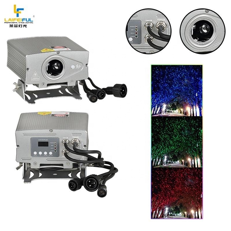 mini 2W rgb star laser waterproof IP65 outdoor starry sky laser trees luminous lights 2000mw