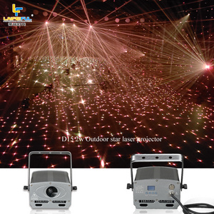 2W Rgb Full Color /White Star Laser Ip65 Rainproof Projector Starry Sky Laser Light Stage Lighting For Party Holiday Wedding