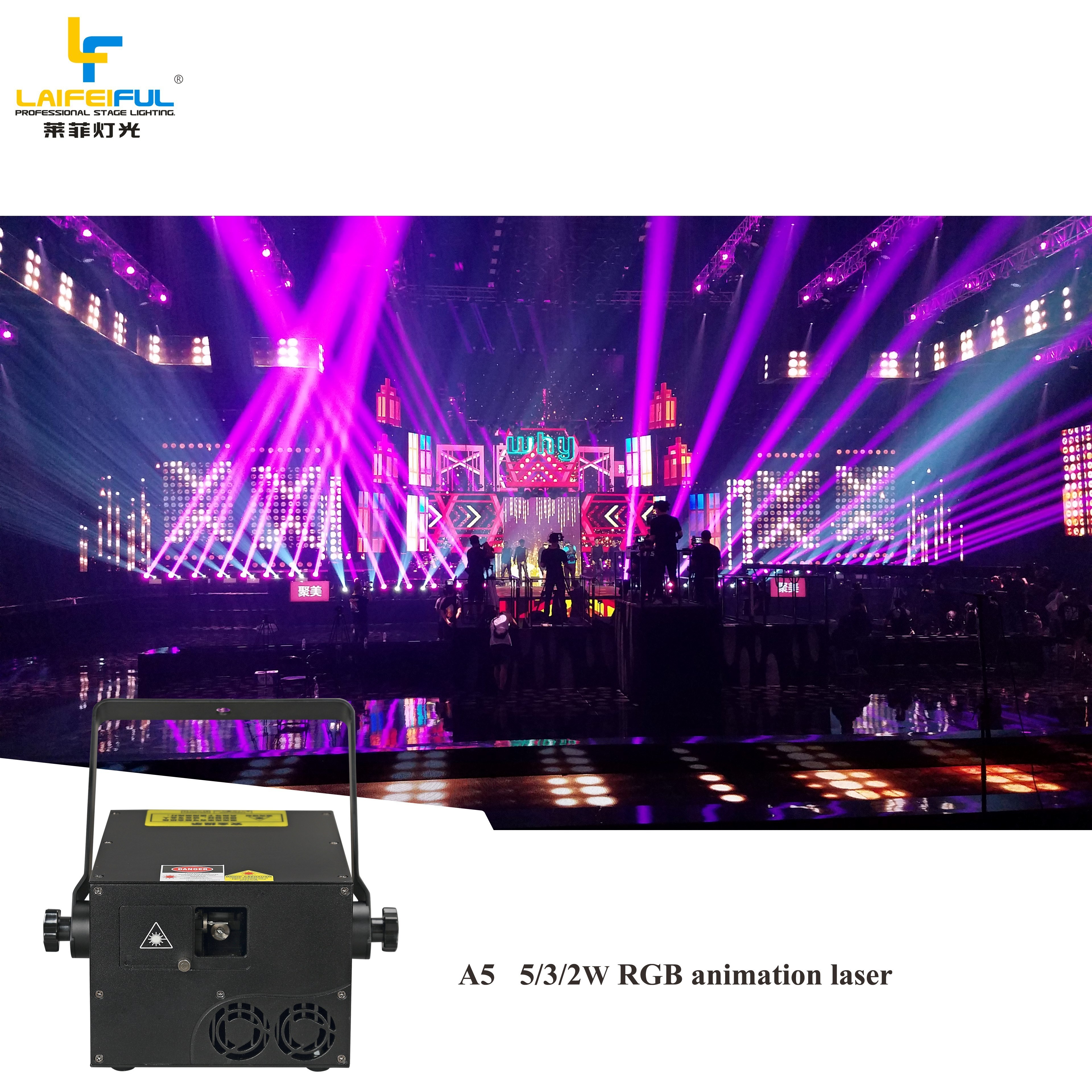 5 Watt Dmx Stage Laser Light Rgb 50 30 Nightclub Cheap 5W Ilda Lazer Rgb 5 Watt Dmx Stage Laser Light for Dj Disco Nigh -20 - 40