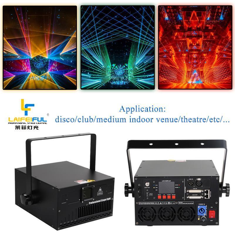 Lightful Laser 10W 40Kpps Rgb Animation Laser Light With Emergency Stop System