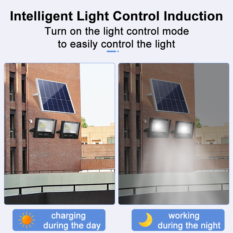 Solar Reflector Outdoor Led Projector Flood Light Battery Spotlight Foco Led Exterior Remote Control Waterproof Floodlight