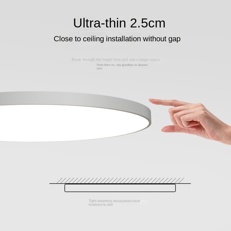 Led Three Anti - Light Ceiling Light Waterproof, Dustproof, Moisture-proof Modern Balcony Bedroom Porch HUchenware Ceiling Light