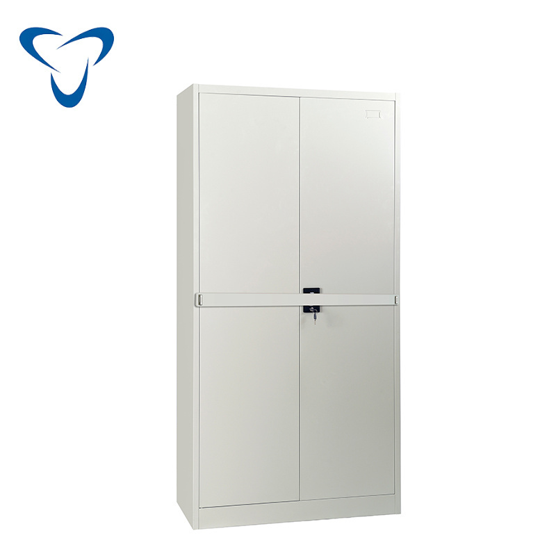 office furniture cupboards full height 2 door steel cabinets metal storage cabinet with safe locking bar