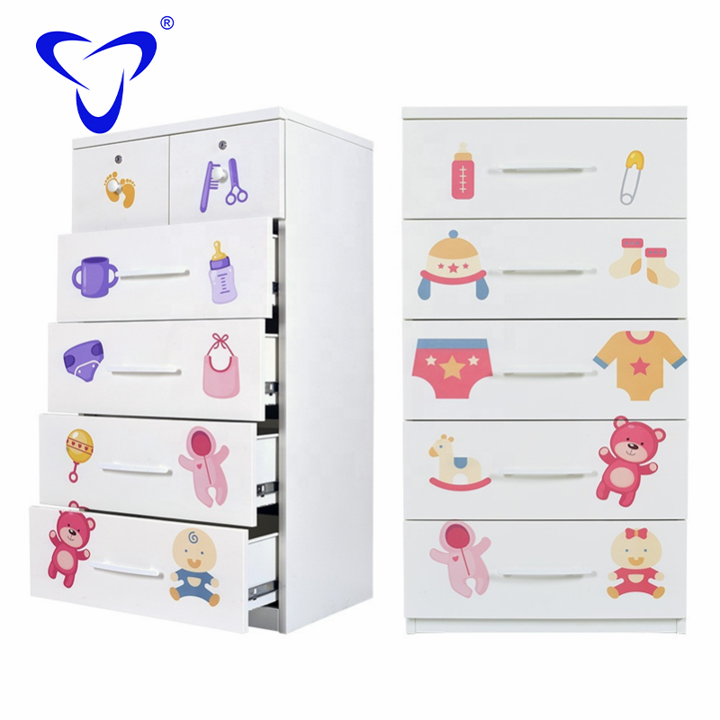 metal children storage wardrobe closet / kids bedroom wardrobe cabinet / steel almirah designs