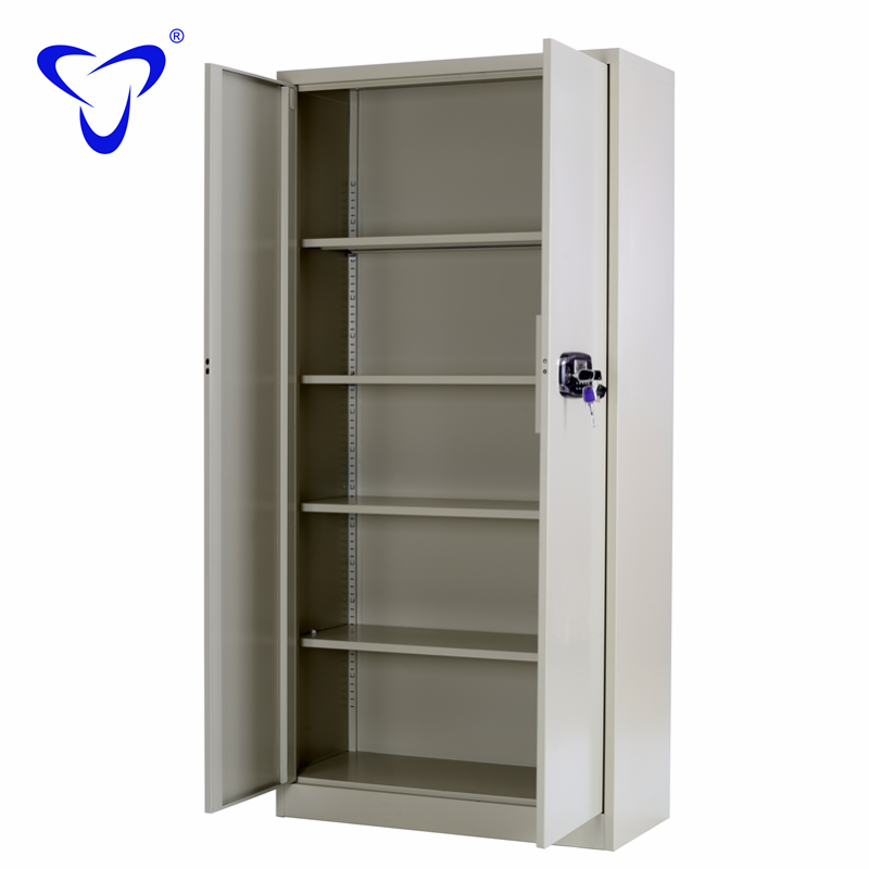 steel 2 swing door storage cabinet/metal medicine cabinet /book cupboard filing cabinet with digital locks