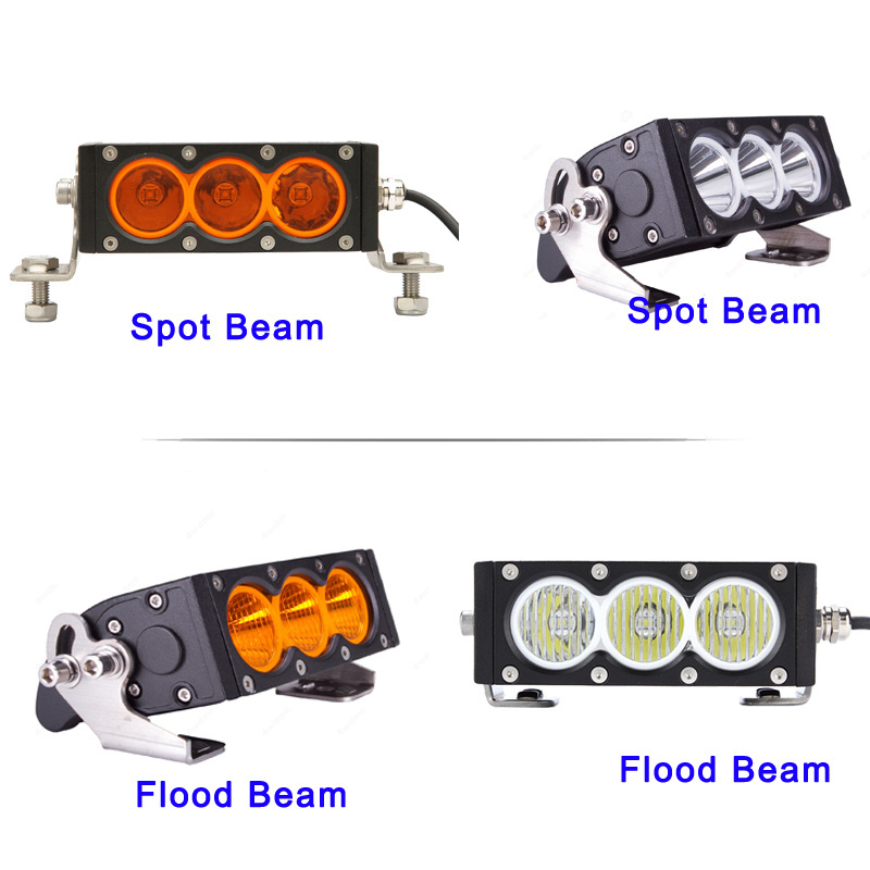 Wholesale curved/straight barra led 4x4 offroad driving work light single row amber strobe car truck led light bar