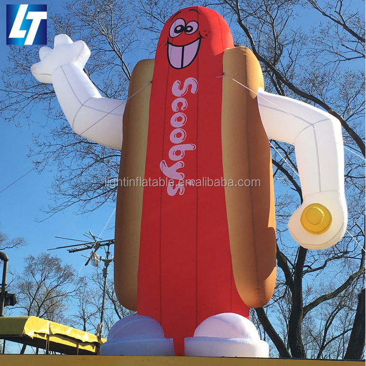 Light Giant outdoor inflated hamburg Vivid food costume Advertising inflatable burger H896