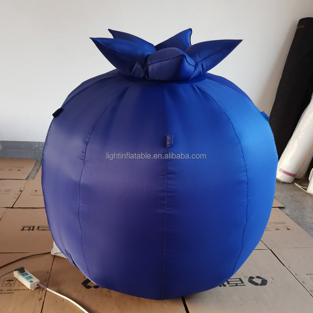 Light inflatable fruit Advertising blueberry giant inflatable blueberry H130