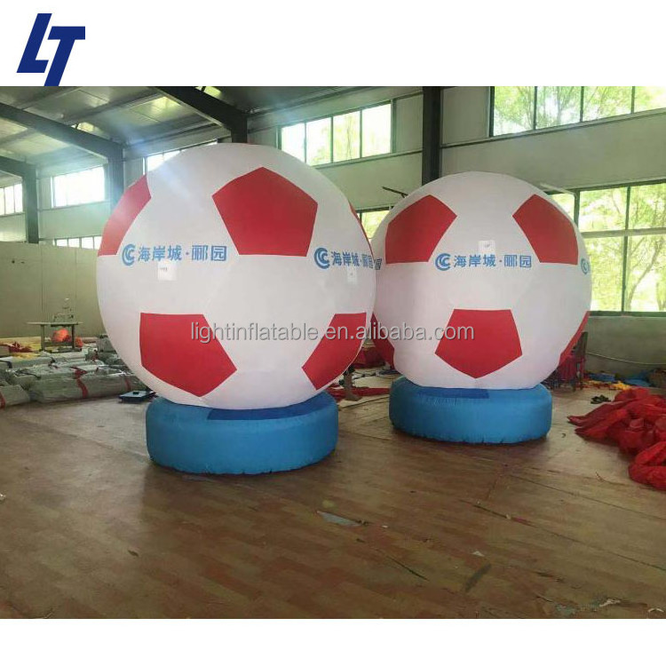 Light Giant football inflatable Outdoor inflated adornment Advertising ball H801