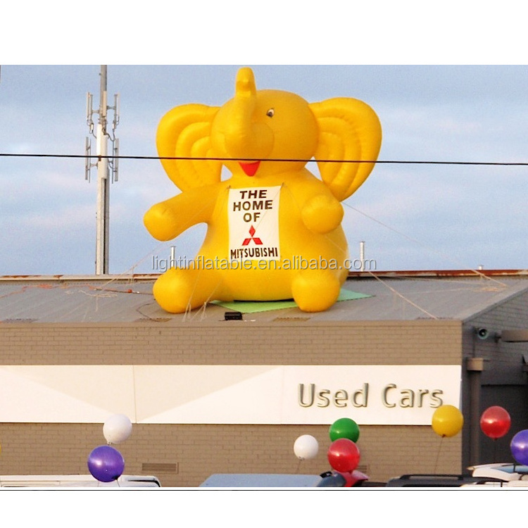 Light Giant advertising inflatable animal elephant Festival inflatable elephant with led lighting H256