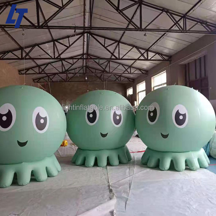 Ocean Event Inflatable Octopus Customized 12m Giant Octopus DJ Booth Inflatable For Stage L1109