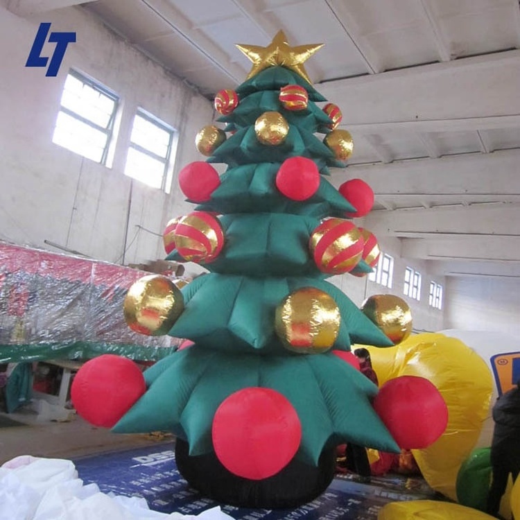 Light Christmas outdoor inflatable Inflatable Santa Giant inflatable event H262