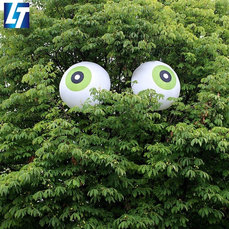 Hanging event advertising inflatable eyeball costume for decoration