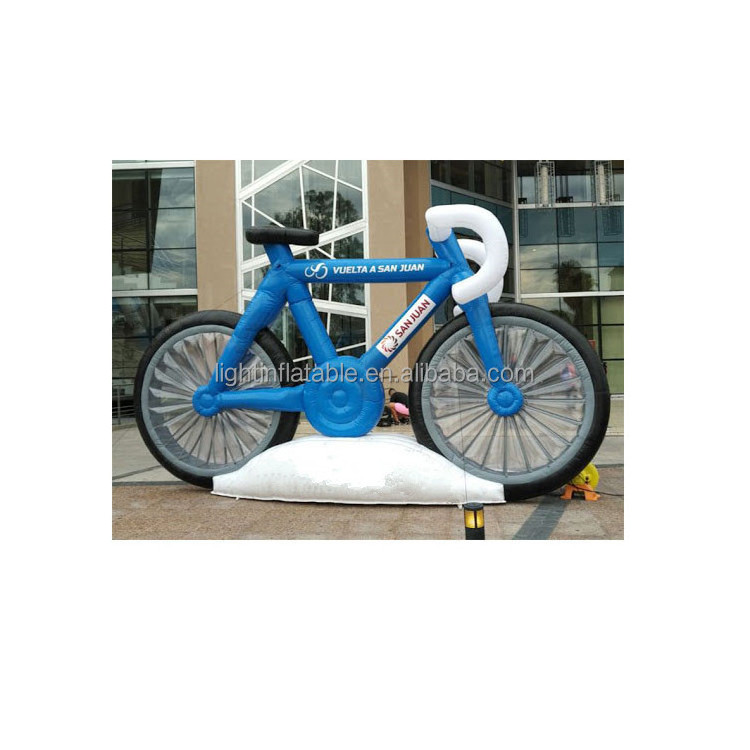 Light Blow up bicycle Inflated vivid bike Life size bike costume H743