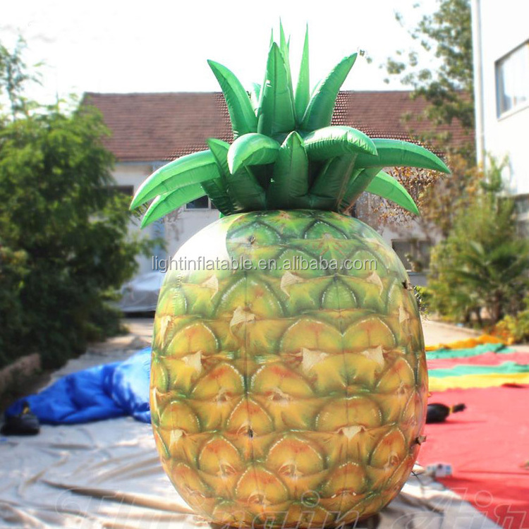 High quality led light giant inflatable pineapple costume for advertising