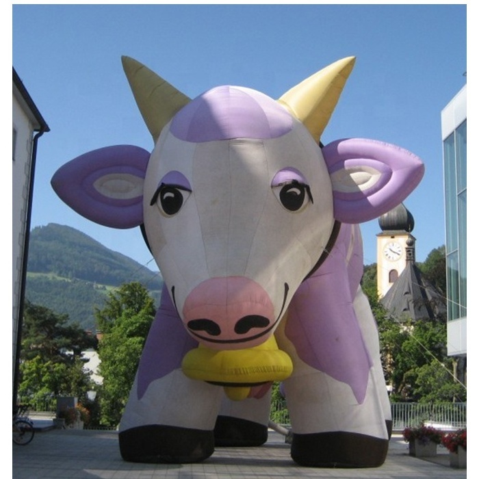 Outdoor Event Party Giant Inflatable Cow Customized Cool Cow Inflatable For Event L131