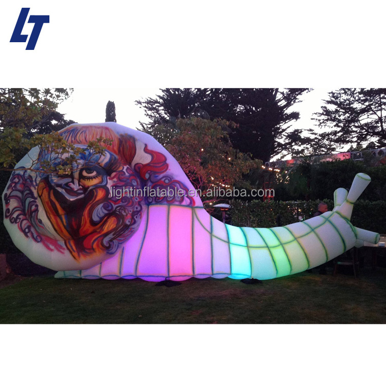 Light Snail balloon costume Blow up inflated snails Outdoor decorative inflatable  H873