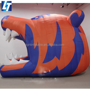 Light Pneumatic tiger channel Inflatable giant tiger head Event channel Giant inflatables H632