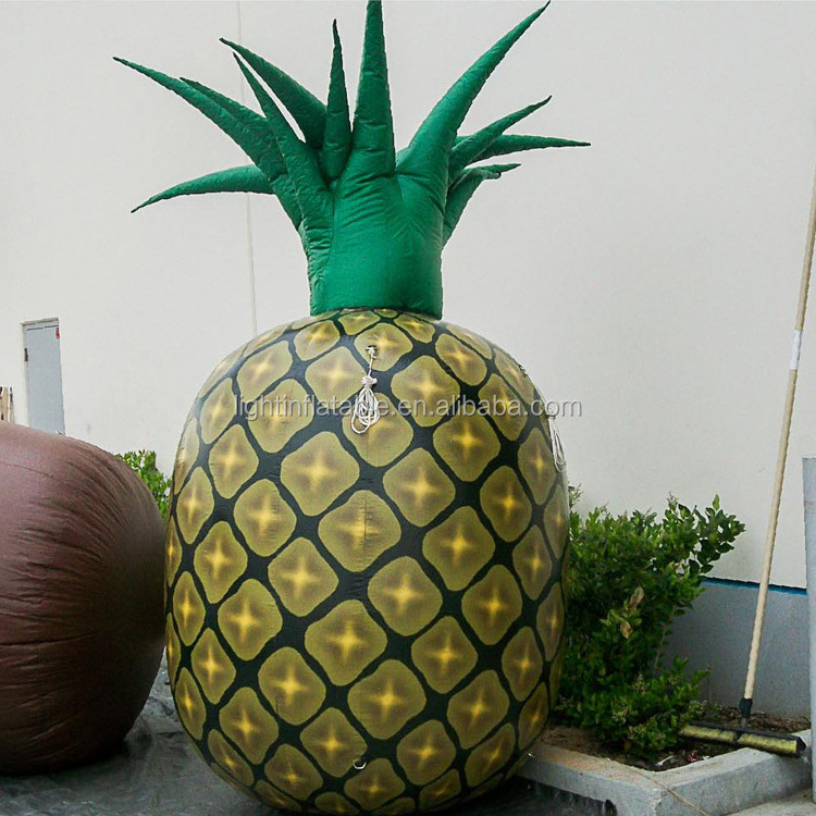 High quality led light giant inflatable pineapple costume for advertising