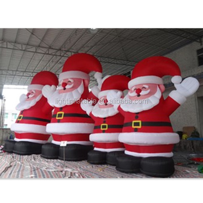 Light Customized Santa inflatable Outdoor inflatable decoration Blow up Claus balloon H767