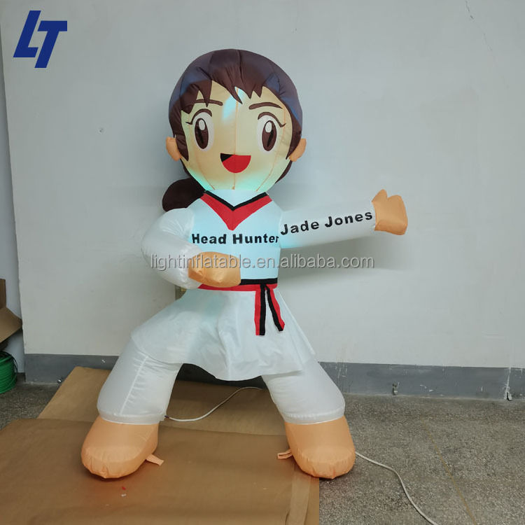 Light inflatable Taekwondo doll  Human Inflatable for sale H070