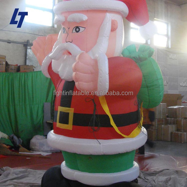 Light Holiday inflatable Christmas outdoor inflatable costume Giant Santa Claus H753